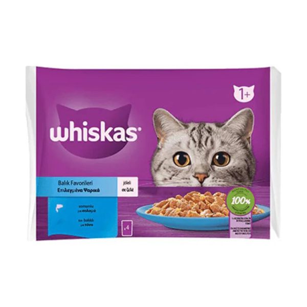 Whiskas With Salmon amp Tuna Multipack