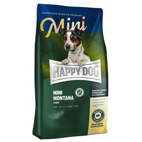happy dog mini montana caballo sin cereal grainfree supreme sensible pienso razas pequenas adultos comida alimentacion