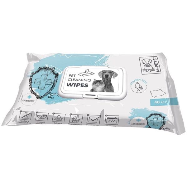 M pets Pet Cleaning Wipes Antibacterial