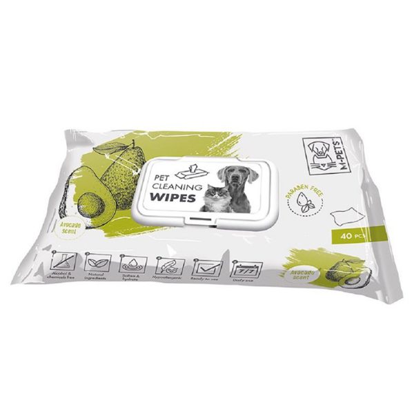 M pets Pet Cleaning Wipes Avocado