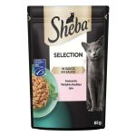 پوچ گربه بالغ شبا طعم سالمون Sheba Selection Salmon
