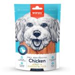 تشویقی سگ ونپی جرکی مرغ و پنیر تیکه ای Wanpy Chicken Jerky & Cheese Slices