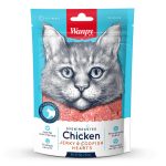 تشویقی گربه ونپی قلبی طعم مرغ و ماهی Wanpy Chicken Jerky & Codfish Hearts