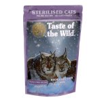 پوچ گربه عقیم تیست آو د وایلد مرغ و جگر مرغ پته Taste of the wild Sterilised Cats